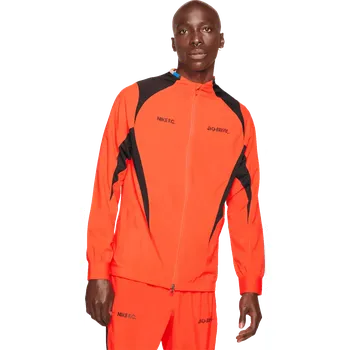 Pánská fotbalová bunda Nike F.C. Woven oranžová