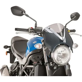 Plexi štít PUIG RETROVISION 8927H karbonový vzhled kouřová