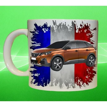hrnek Peugeot 3008 150ml (hrneček s autem )