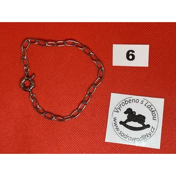 Náramek HandMade by VeJa Náramek na přívěšky s karabinou č.6