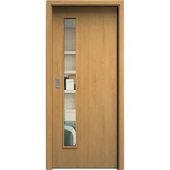Interiérové dveře SAPELI ELEGANT PRAKTIK M60 - START - POSUVNÉ DVEŘE VČ. ZÁRUBNĚ - Dub Průchozí šířka (cm): 60, Průchozí výška (cm): 197, Typ skla: Čiré sklo