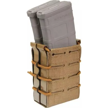 Dvojitá samosvorná sumka Templar’s Gear pro puškové zásobníky AR/M4/SA58/AK, Coyote