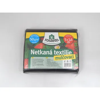 Mulčovací textilie Netkaná textílie mulčovací černá 5x1,6m