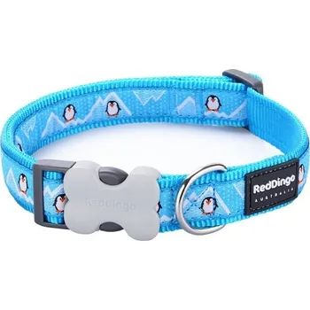 Obojek pro psa Red Dingo obojek Penguin Turquoise vel. M