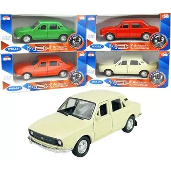 autíčko Welly Škoda 105L Kovový model auta