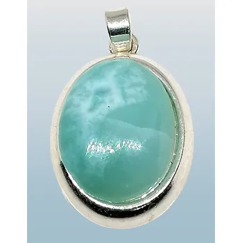 Přívěsek Larimar přívěsek ovál 11,1 g v AA kvalitě