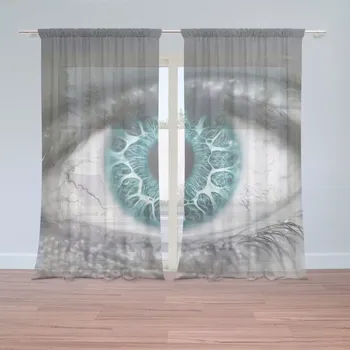 Záclona Záclony Modré oko: 2 ks - 150x250 cm - Sablio