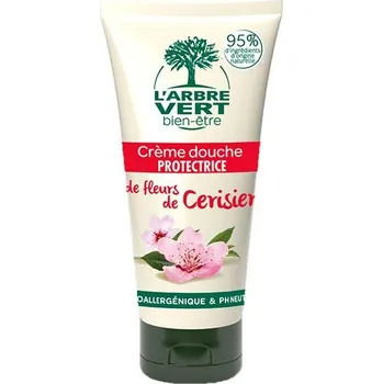 Sprchový gel L'ARBRE VERT sprchový dámský krém s květem třešně 75ml