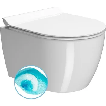 Klozet GSI PURA závěsná WC mísa, Swirlflush, 46x36cm, bílá ExtraGlaze 880211