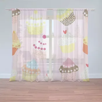 Záclona Záclony Muffiny: 2 ks - 150x250 cm - Sablio