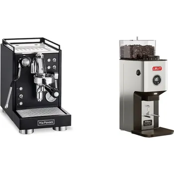 Kávovar La Pavoni Mini Cellini, black + Lelit William PL72
