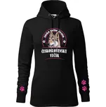 STRIKER Dámská mikina Československý vlčák Barva: Černá, Velikost: M