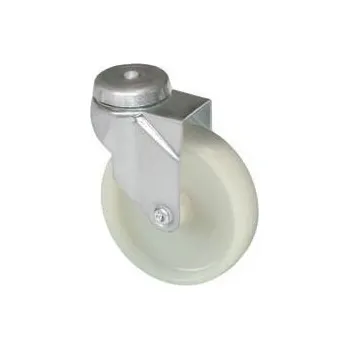 Pojezdové kolečko ENA 050/QLP Otočné bílé polyamidové kolo s otvorem 7090204