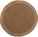 Prostírání kulaté CERRO béžová Ø 38 cm Mybesthome