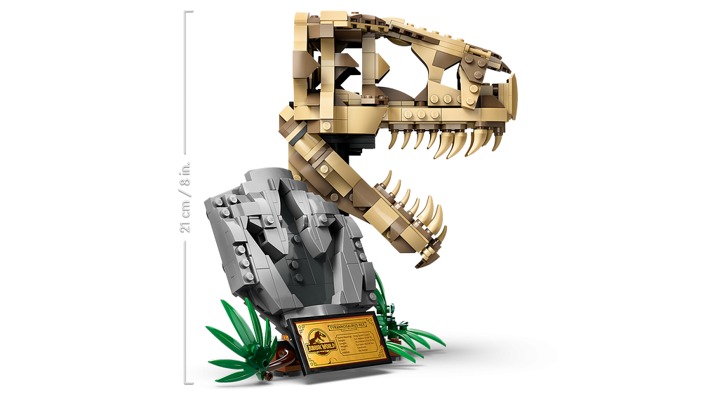 foto Stavebnice LEGO LEGO Jurassic World 76964 Dinosauří fosilie Lebka T-rexe