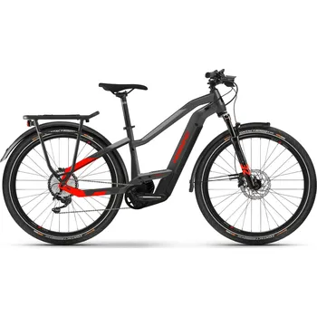 Jízdní kolo Elektrokolo Haibike Trekking 9 MID - anthracite/red vel. XS (16")