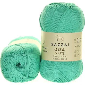 Příze Gazzal Giza Matte 5581 mint