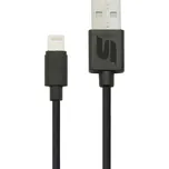SEFIS nabíjecí datový kabel s konektory USB-A a Lightning 29cm černý