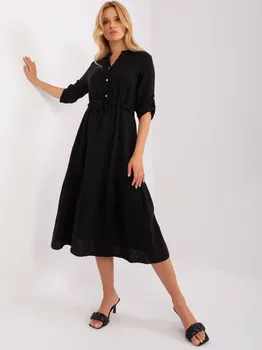 Dámské šaty Mušelínové midi šaty TW-SK-BI-5829.11X černé