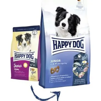 Krmivo pro psa HAPPY DOG Supreme Junior 10kg+DOPRAVA ZDARMA+1x masíčka Perrito+1KG NAVÍC ZDARMA (+ SLEVA PO REGISTRACI/PŘIHLÁŠENÍ! ;))