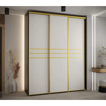 Šatní skříň Šatní skříň Cannes 10 - hloubka 60 cm Barva korpusu: Dub - Artisan, Rozměry: 100 cm, Dveře: Bílá