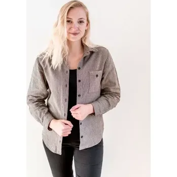 Dámské noční prádlo Luxusní dámská košile z BIO bavlny - mimikry hnědá - Racuna - M