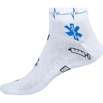 Dámské ponožky 2P servis Ponožky Medic Bílá 39-42