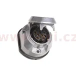 zásuvka 13 pinů 12V hliníková s odpojovačem mlhová světla + těsnění