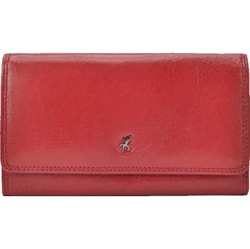 Dámská velká červená peněženka 4427 KOMODO RED