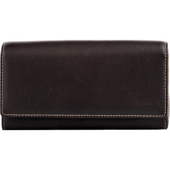 dámská kožená peněženka 11230 hnědá/šedá