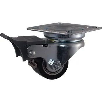 Pojezdové kolečko TWK 35/GRD Otočné kolo s brzdou a polyuretanovou obručí 7320002