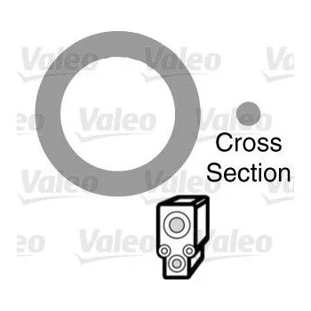 Chladič motoru Těsnění, potrubí chladiva VALEO 509136