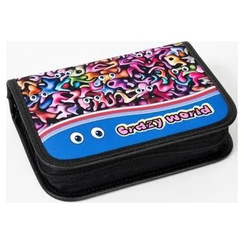 Piórnik z 2 klapkami Crazy 2