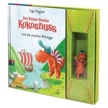 První čtění Der kleine Drache Kokosnuss und die starken Wikinger, m. 3D-Figur 'Kokosnuss' - Siegner, Ingo