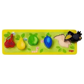 Dřevěná hračka Puzzle Drewniane W ogrodzie