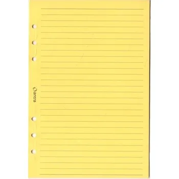 Set školních potřeb Wkład do organizera A5 linia żółta