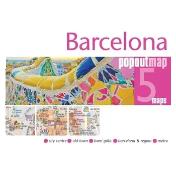 Cestování Barcelona PopOut Map