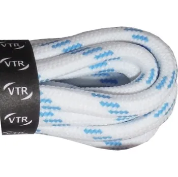 Tkaničky do bot Trekkingové tkaničky kulaté bílomodré, délka 100 cm