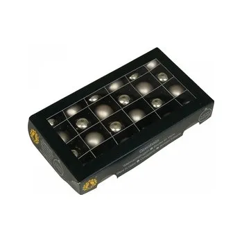 Skleněné baňky podzim 2,5 cm, sada 24 ks