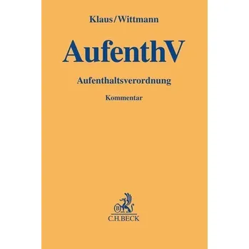 AufenthV - Klaus, Sebastian