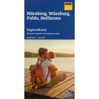 ADAC Regionalkarte Blatt 12 Nürnberg, Würzburg, Fulda, Heilbronn 1:150 000