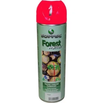 FOREST Marker FLUO červená