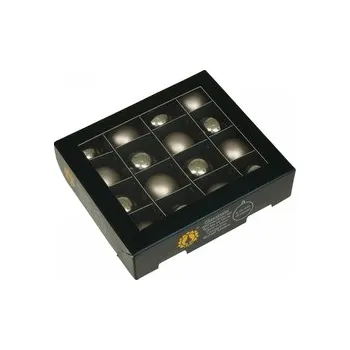 Skleněné baňky podzim 3 cm, sada 16 ks