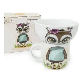 dětská jídelní sada Dětská jídelní sada 2 díly SOVA