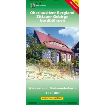 Oberlausitzer Bergland - Zittauer Gebirge - Nordböhmen 1 : 75 000