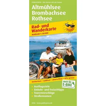 Altmühlsee - Brombachsee - Rothsee 1 : 50 000