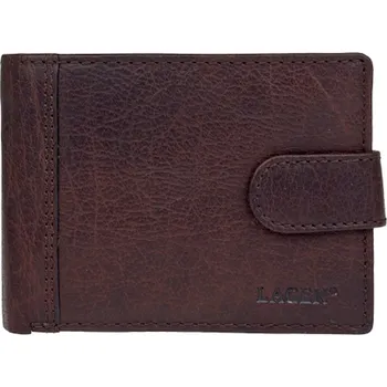 Pánská peněženka LAGEN kožená 8575 tmavě hnědá BRN