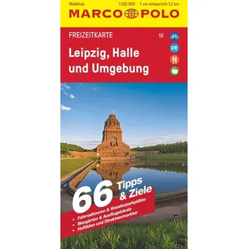 MARCO POLO Freizeitkarte 19 Leipzig, Halle und Umgebung 1:120.000
