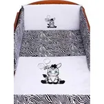 3-dílné ložní povlečení New Baby Zebra 100/135 bílo-černé