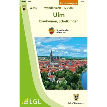 W245 Ulm - Blaubeuren, Schelklingen - Schwäbischer Albverein e.V. Lichtensteingau